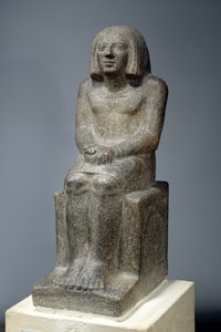 Estatua de Ankh, sacerdote de Horus, Periodo Dinástico Temprano